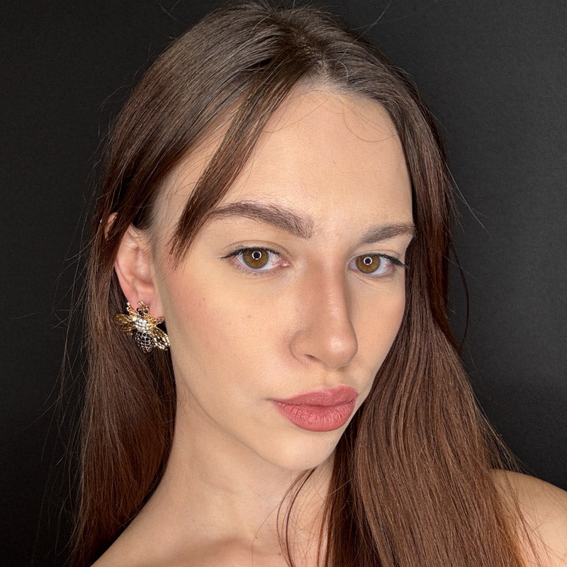 Palestro Milano Orecchini Mosca di Zirconi