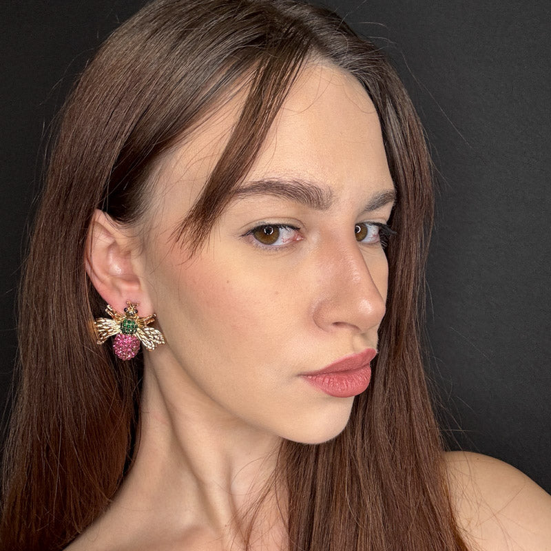 Palestro Milano Orecchini Mosca di Zirconi