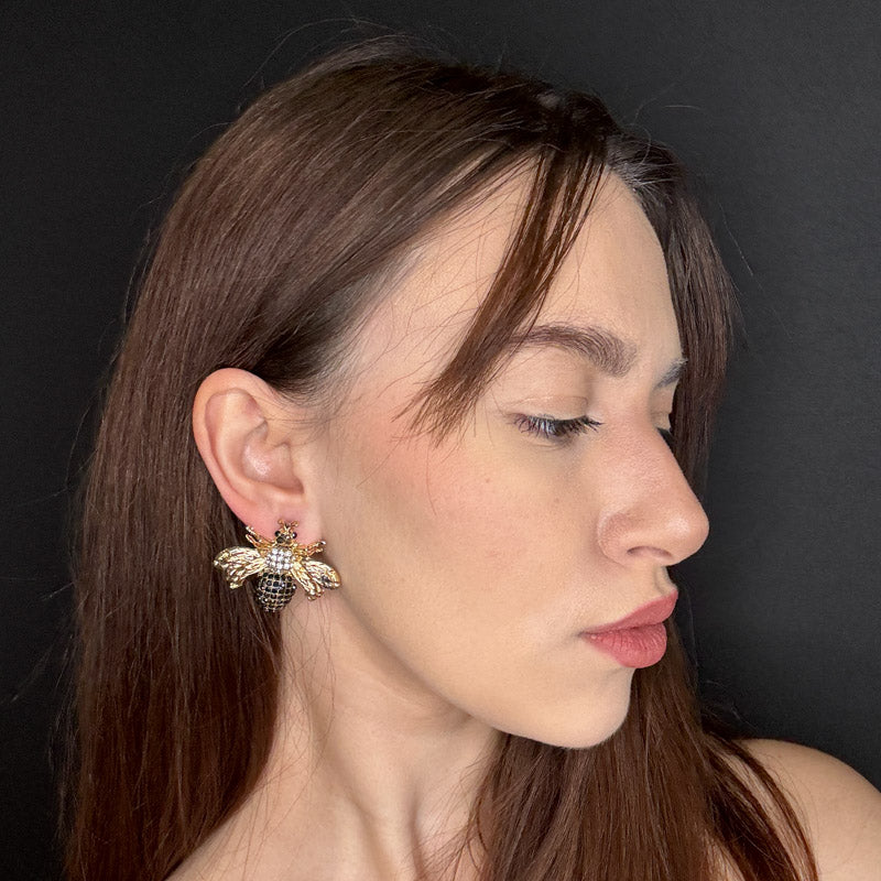 Palestro Milano Orecchini Mosca di Zirconi