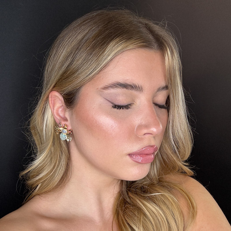 Palestro Milano Orecchini Mosca di Zirconi