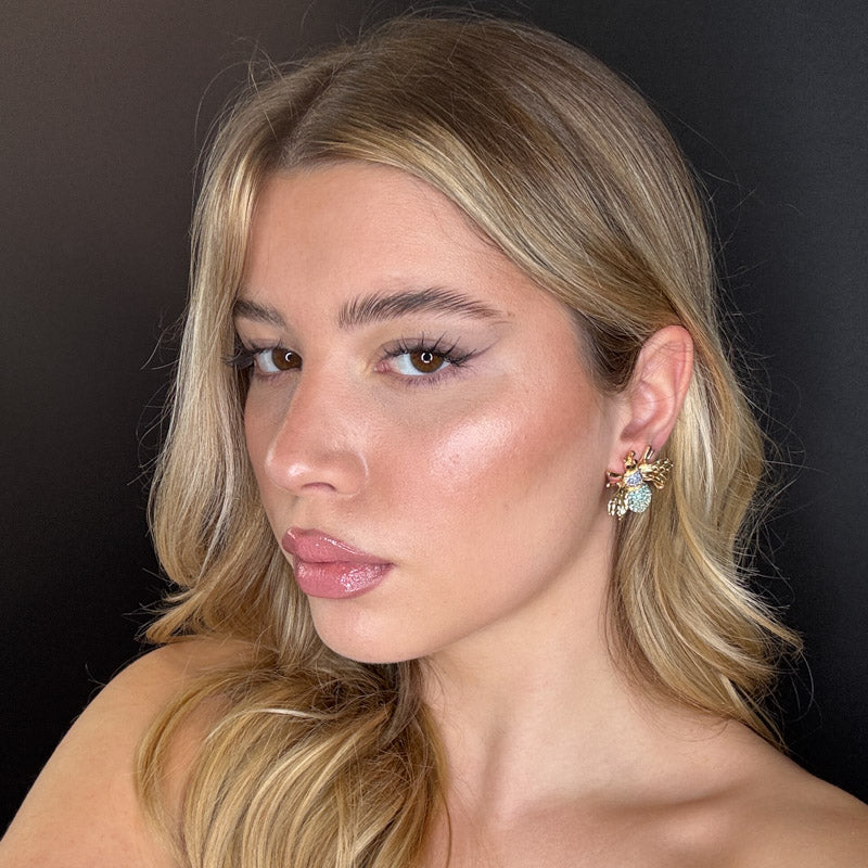 Palestro Milano Orecchini Mosca di Zirconi