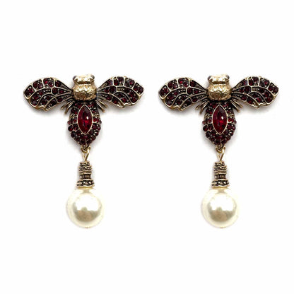 Palestro Milano Orecchini Mosca Reale con perla