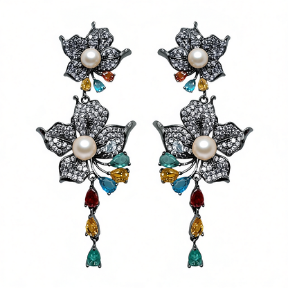 Palestro Milano Orecchini Multi Bouganville