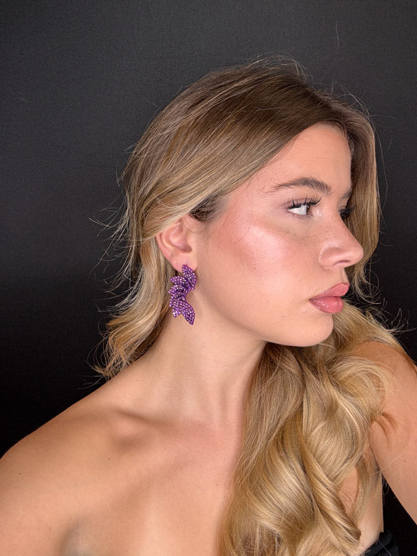 Palestro Milano Orecchini Multi Piume