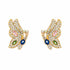 Palestro Milano Orecchini Multicolor Farfalle con Zirconi