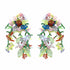 Palestro Milano Orecchini Multicolor Pastello Fantasia di Fiori