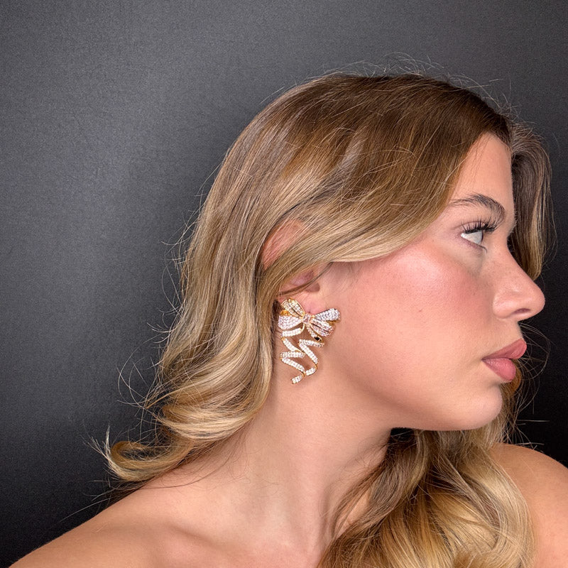 Palestro Milano Orecchini Nastro festoso