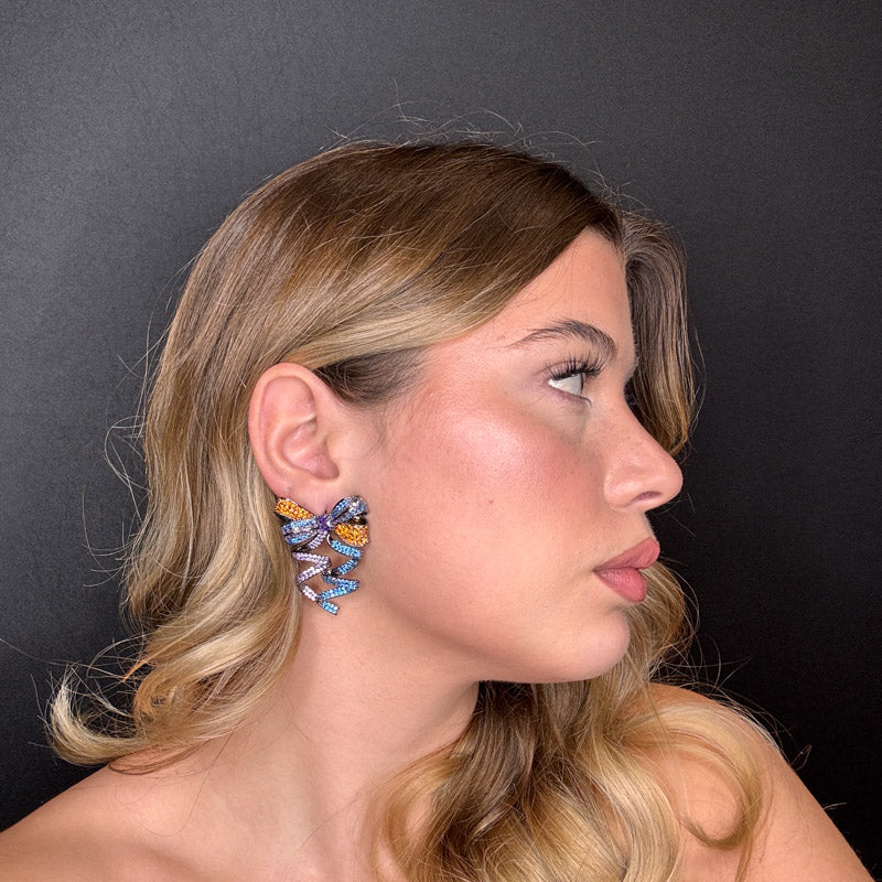 Palestro Milano Orecchini Nastro festoso