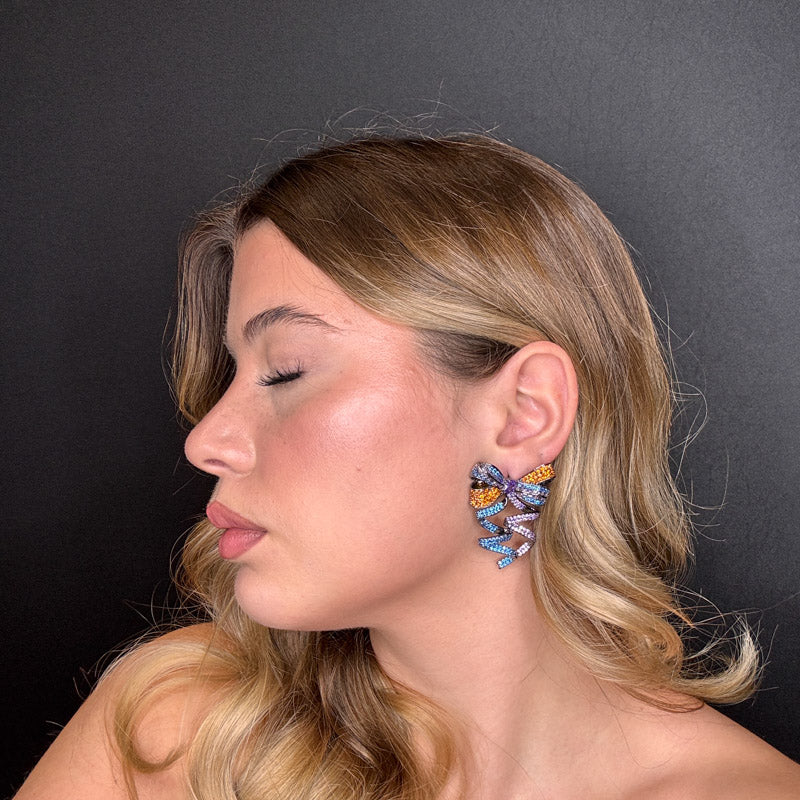 Palestro Milano Orecchini Nastro festoso