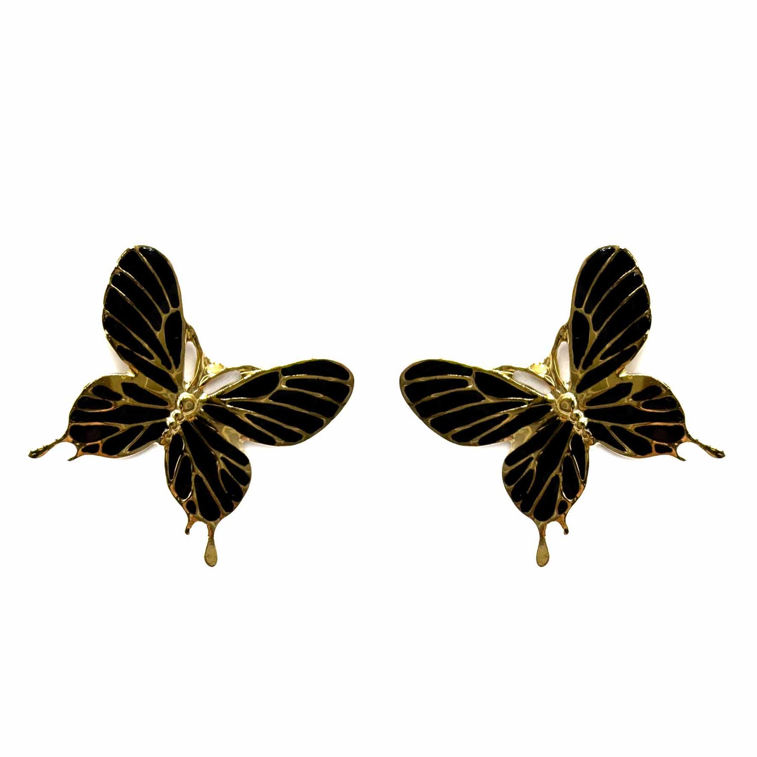 Palestro Milano Orecchini Nero Farfalle colorate - new edition 2025