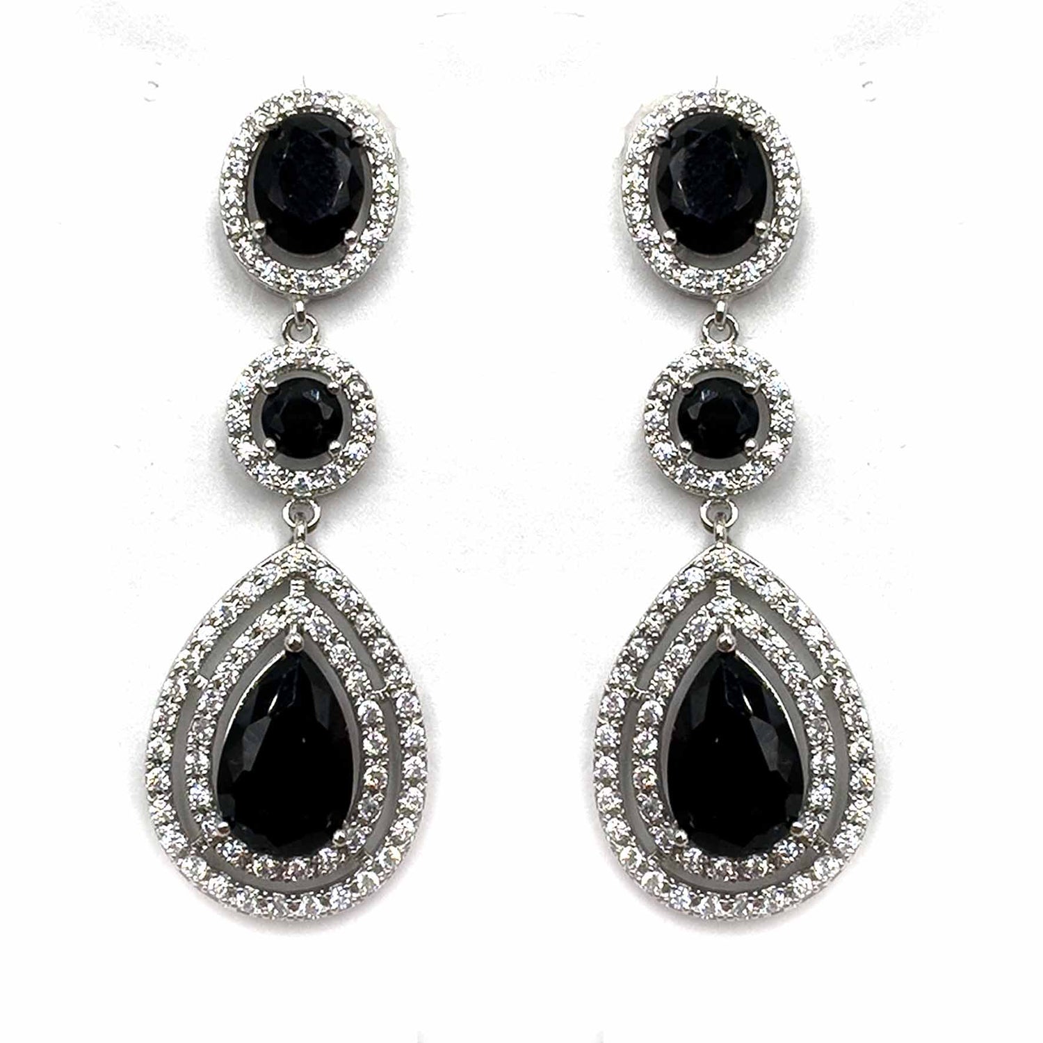 Palestro Milano Orecchini Nero Kelly