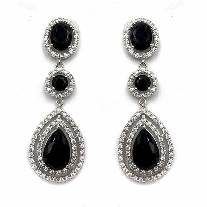 Palestro Milano Orecchini Nero Kelly