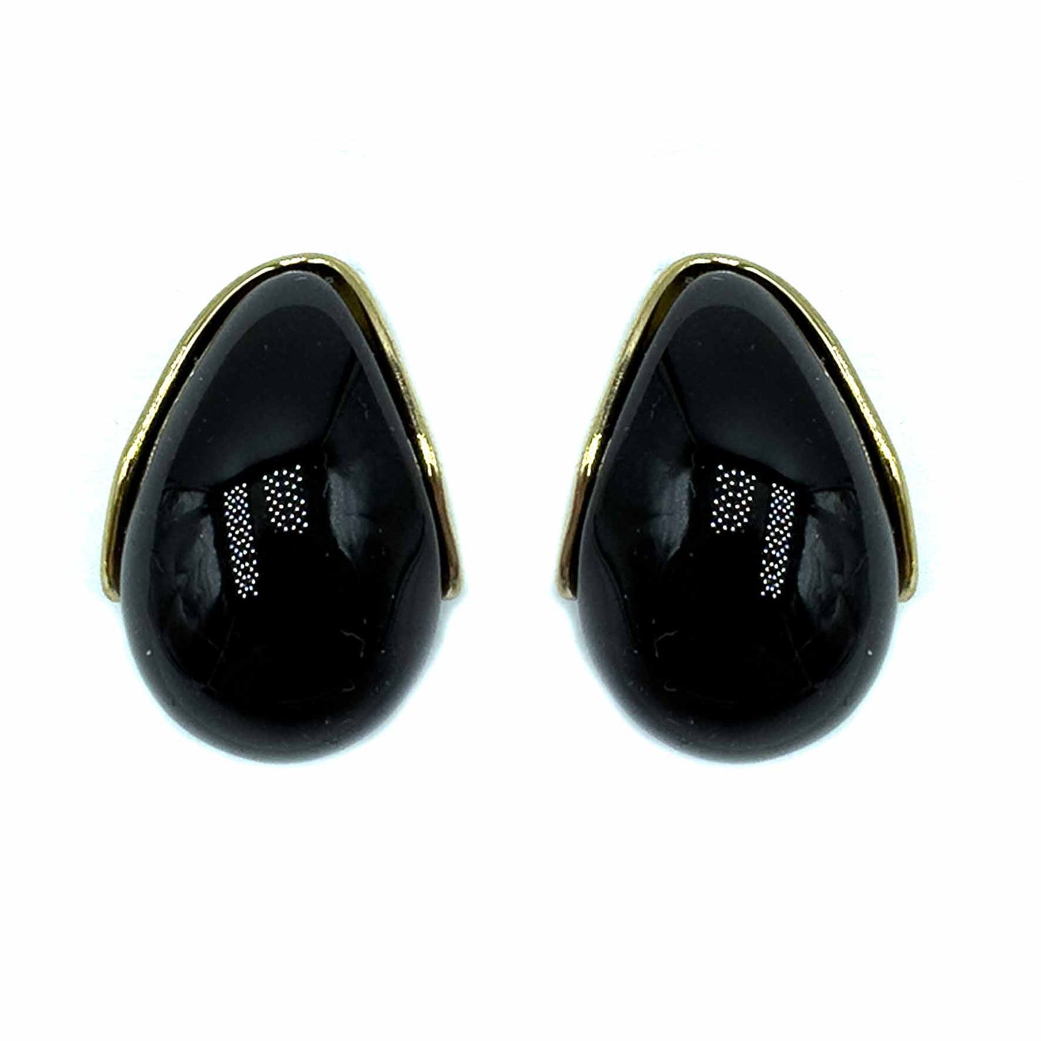 Palestro Milano Orecchini Nero Mini Goccia Perlata