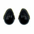 Palestro Milano Orecchini Nero Mini Goccia Perlata