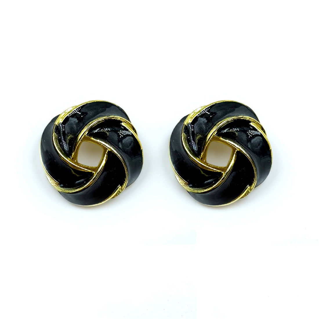 Palestro Milano Orecchini Nero Nodo colorato - ex demo