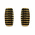 Palestro Milano Orecchini Nero Righette verticali