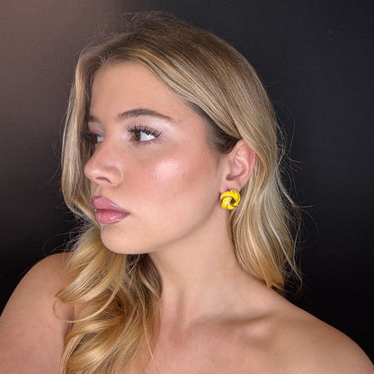 Palestro Milano Orecchini Nodo colorato