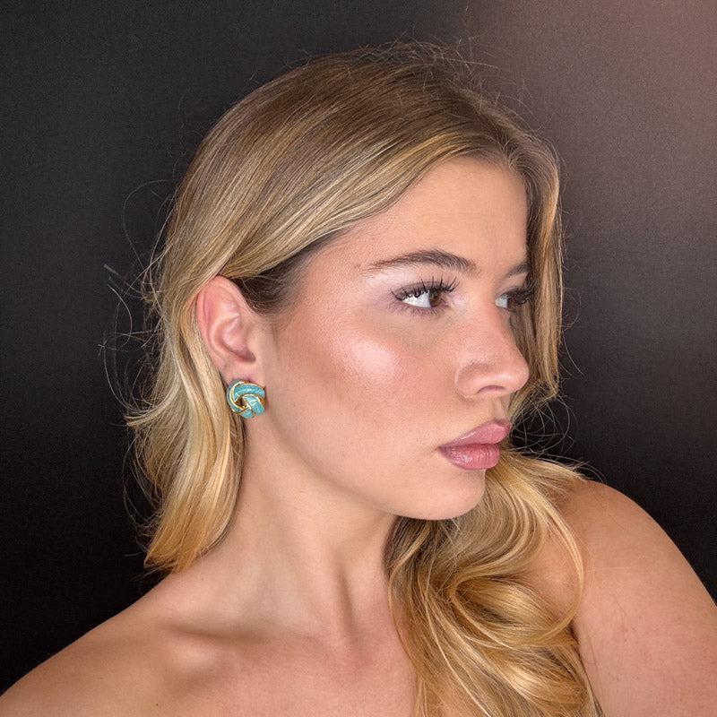 Palestro Milano Orecchini Nodo colorato