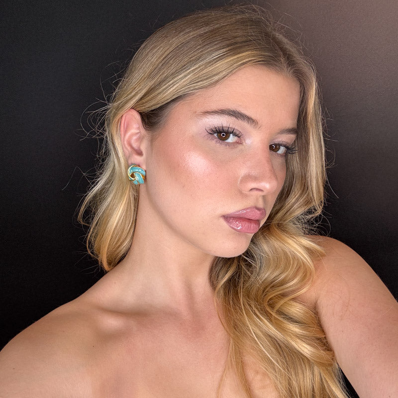 Palestro Milano Orecchini Nodo colorato