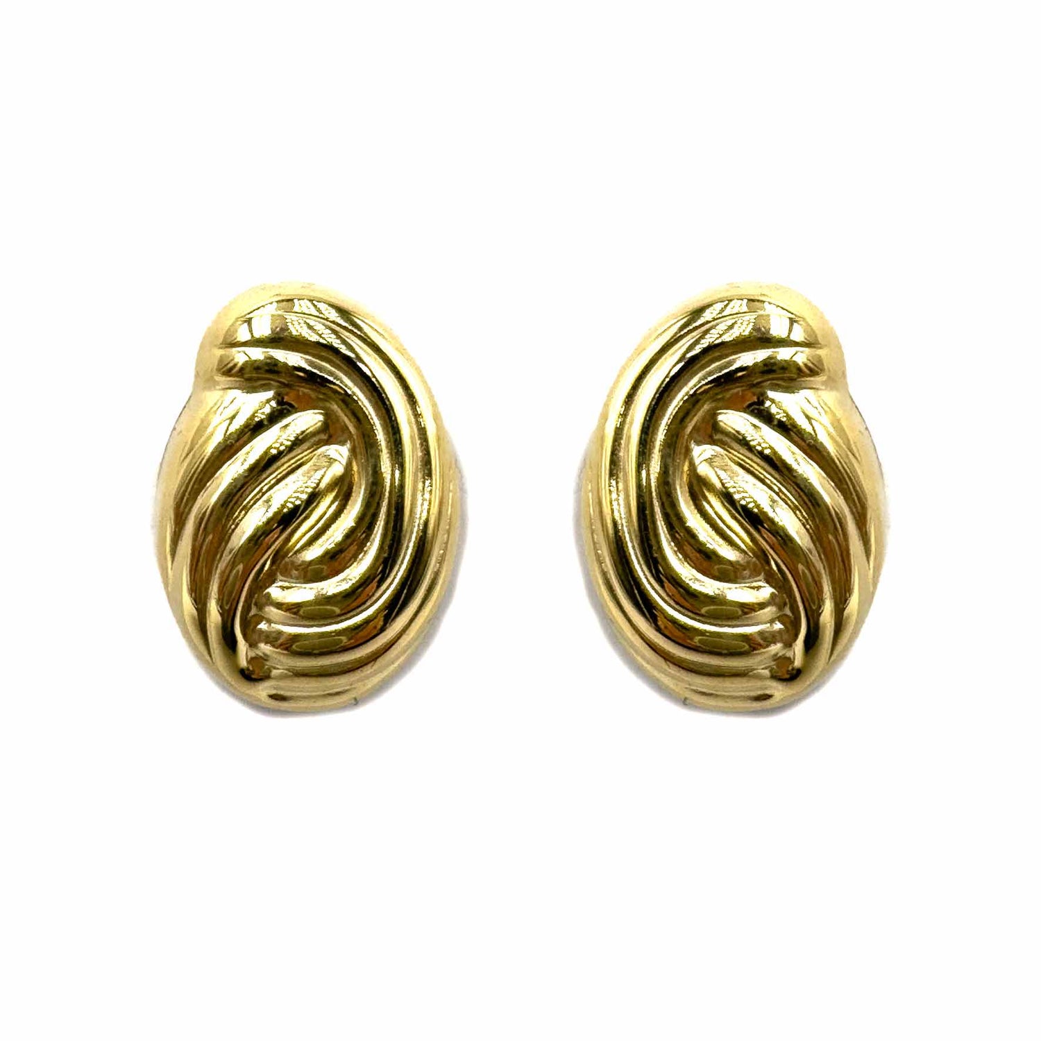 Palestro Milano Orecchini Nodo Gold Plated