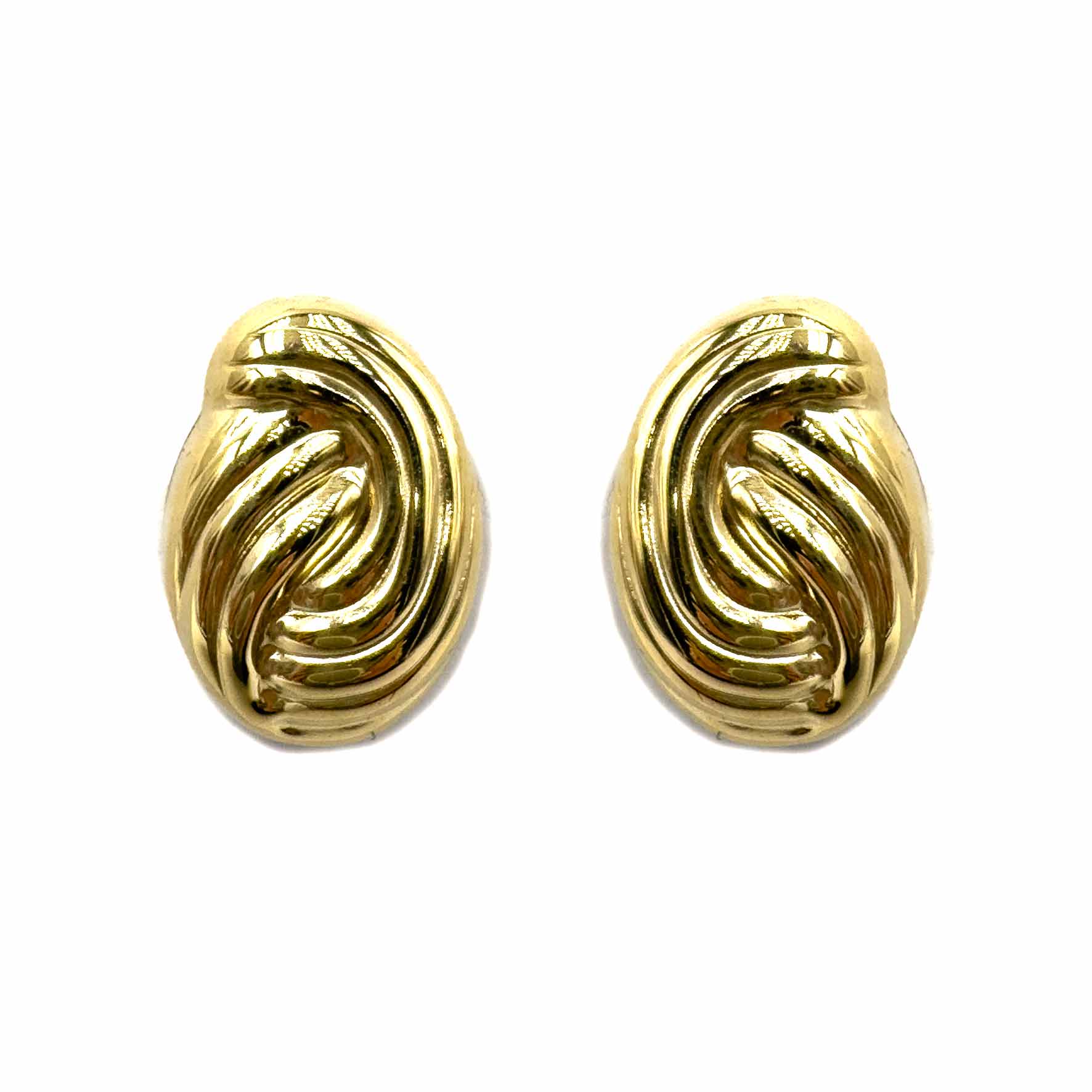 Palestro Milano Orecchini Nodo Gold Plated
