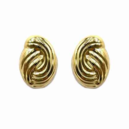 Palestro Milano Orecchini Nodo Gold Plated