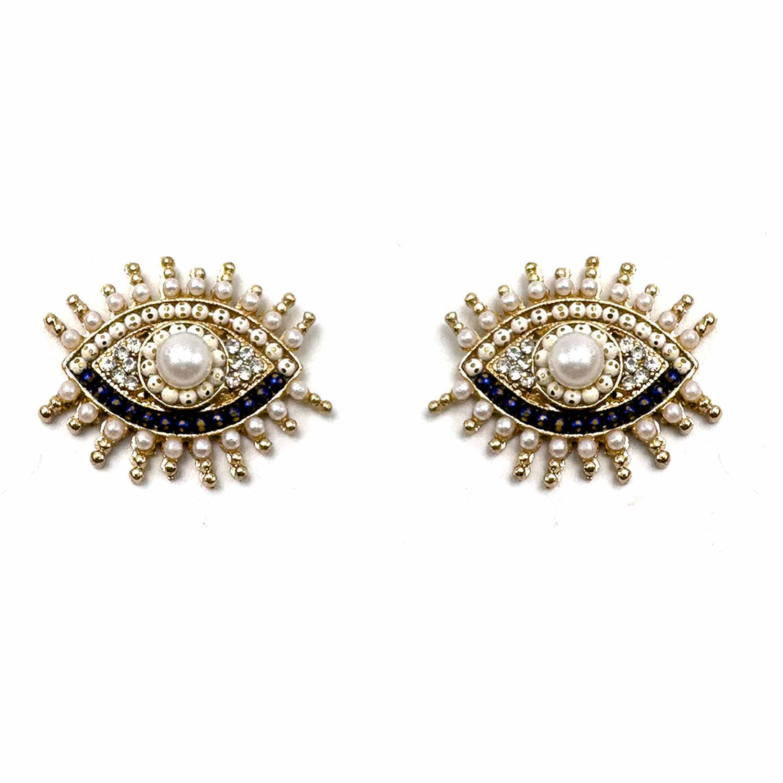 Palestro Milano Orecchini Occhi con perline