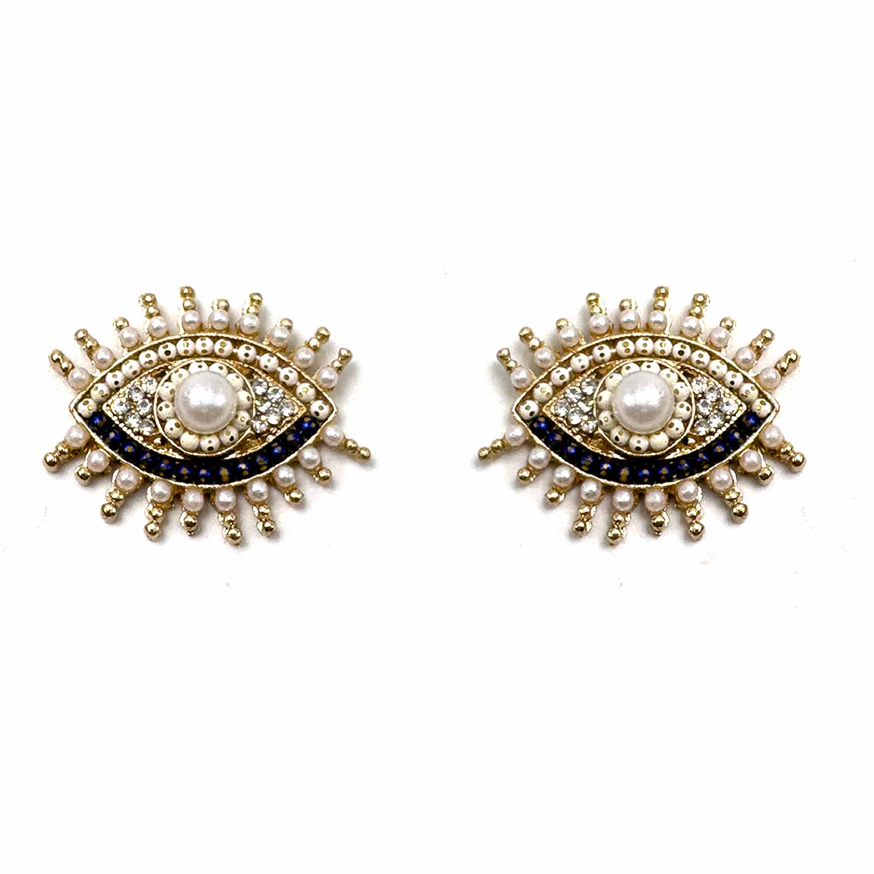 Palestro Milano Orecchini Occhi con perline