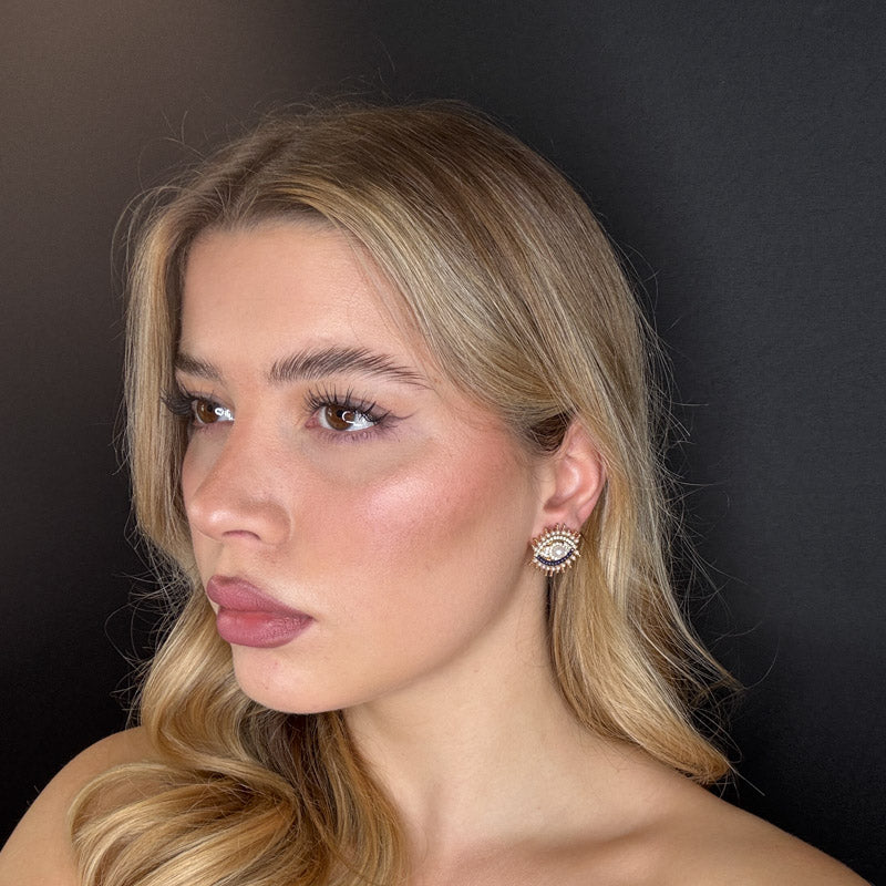 Palestro Milano Orecchini Occhi con perline