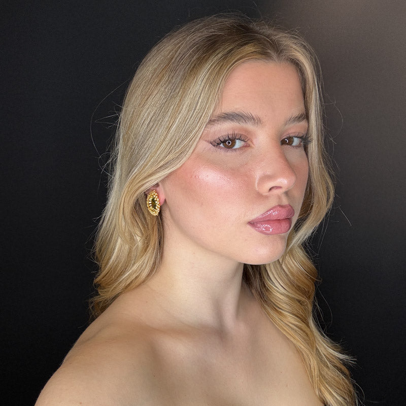 Palestro Milano Orecchini Oliva di zirconi