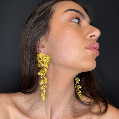 Palestro Milano Orecchini Oro colato