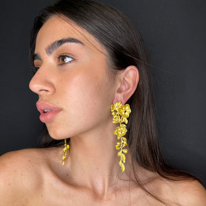 Palestro Milano Orecchini Oro colato