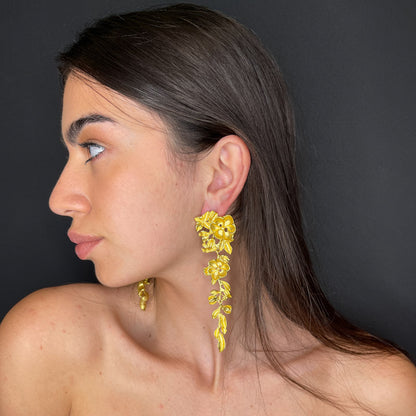 Palestro Milano Orecchini Oro colato