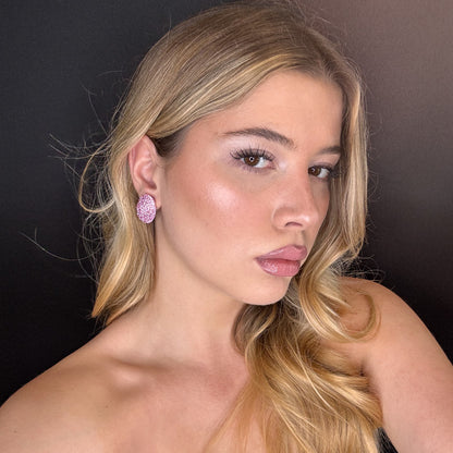 Palestro Milano Orecchini Ovali di zirconi