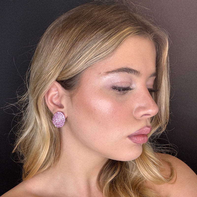 Palestro Milano Orecchini Ovali di zirconi