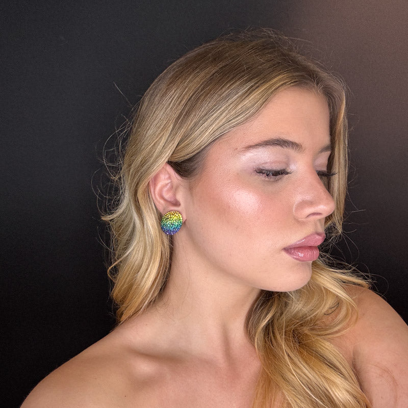 Palestro Milano Orecchini Ovali di zirconi