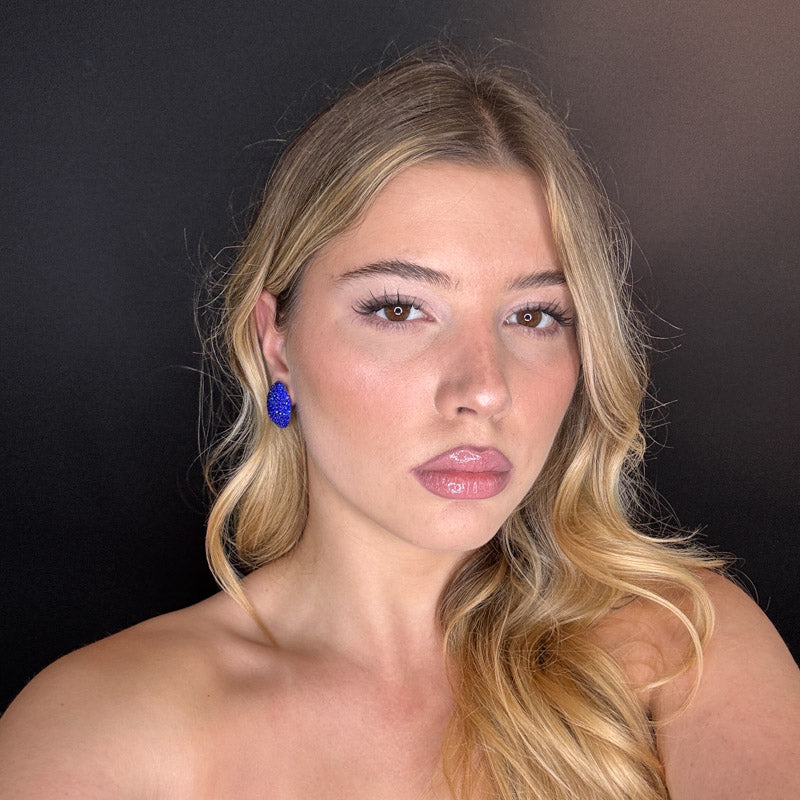 Palestro Milano Orecchini Ovali di zirconi