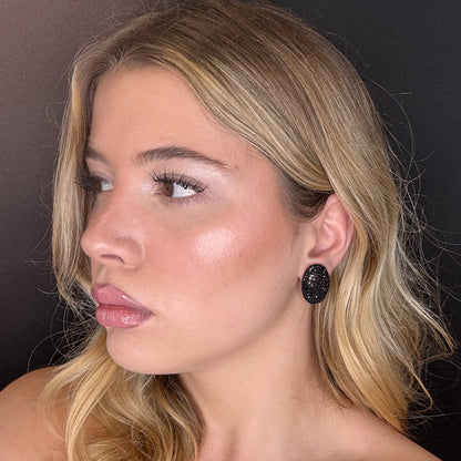 Palestro Milano Orecchini Ovali di zirconi