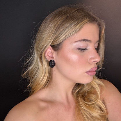 Palestro Milano Orecchini Ovali di zirconi