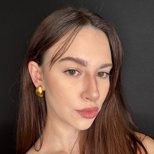 Palestro Milano Orecchini Ovali - Matt Edition