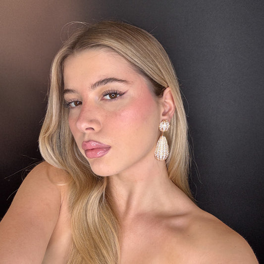 Palestro Milano Orecchini Palloncino di zirconi