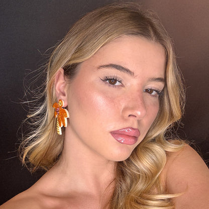 Palestro Milano Orecchini Palme di perline