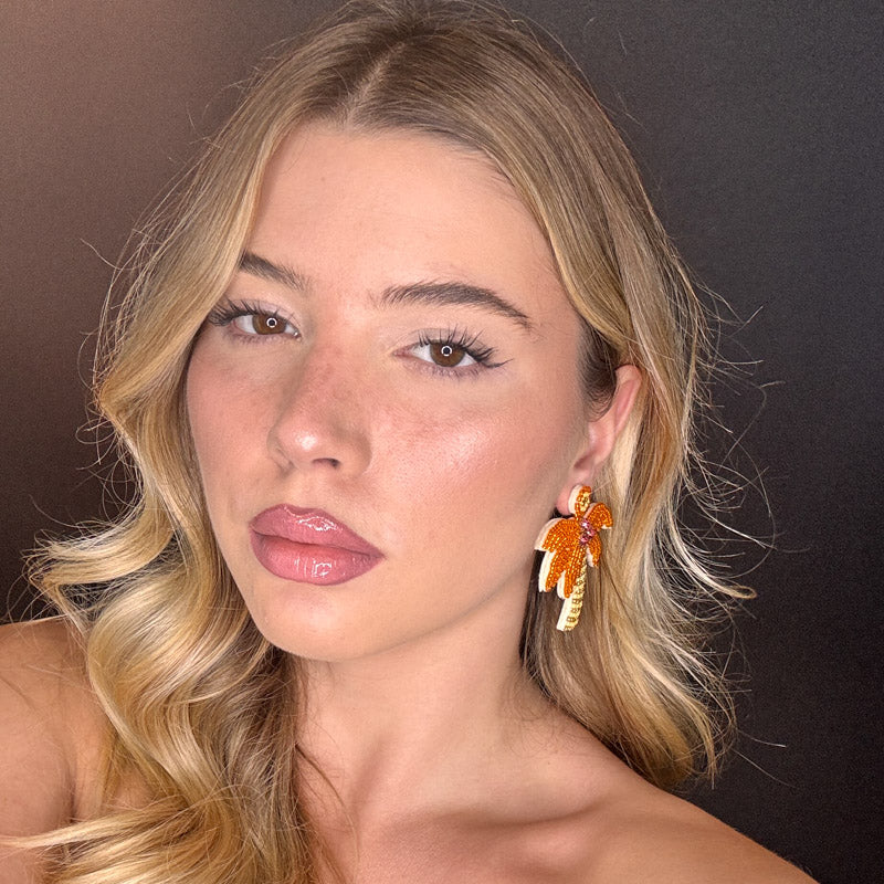 Palestro Milano Orecchini Palme di perline