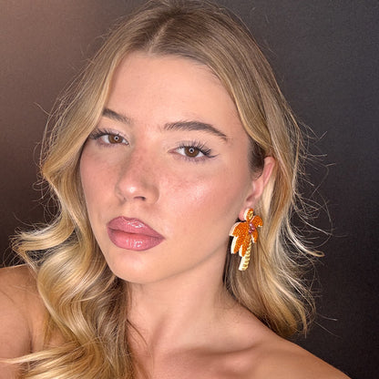 Palestro Milano Orecchini Palme di perline