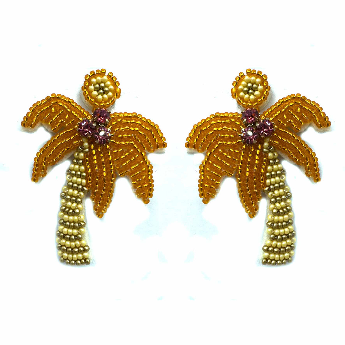 Palestro Milano Orecchini Palme di perline