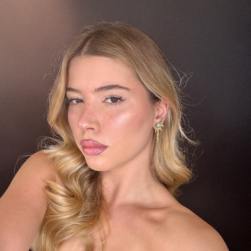 Palestro Milano Orecchini Palme Esotiche