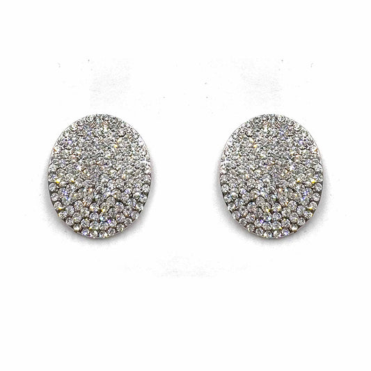 Palestro Milano Orecchini Pavè Ovale