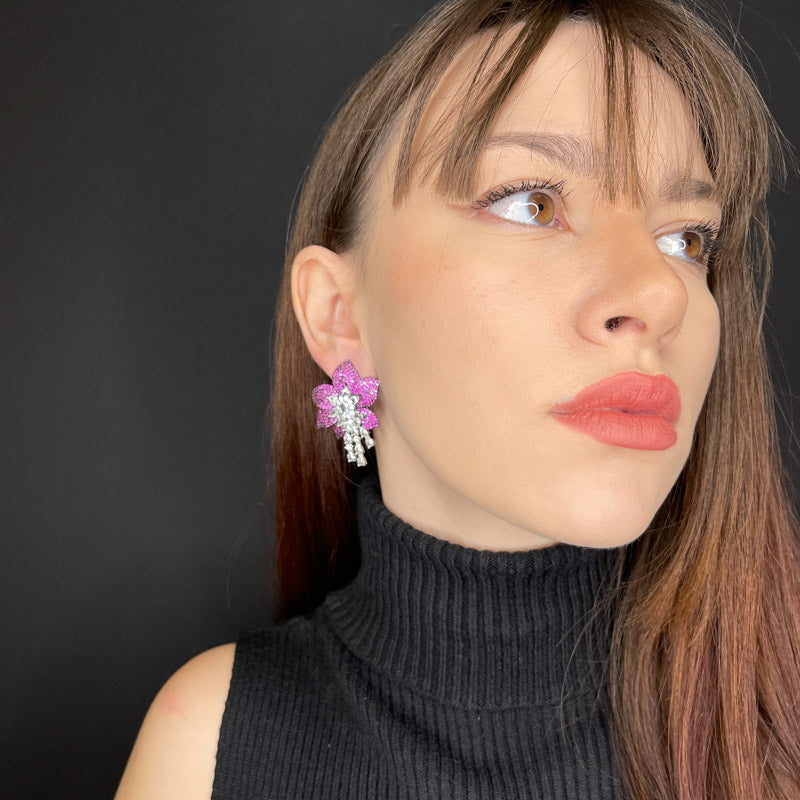 Palestro Milano Orecchini Peonie Preziose