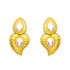 Palestro Milano Orecchini Perla Cuoricino Gold