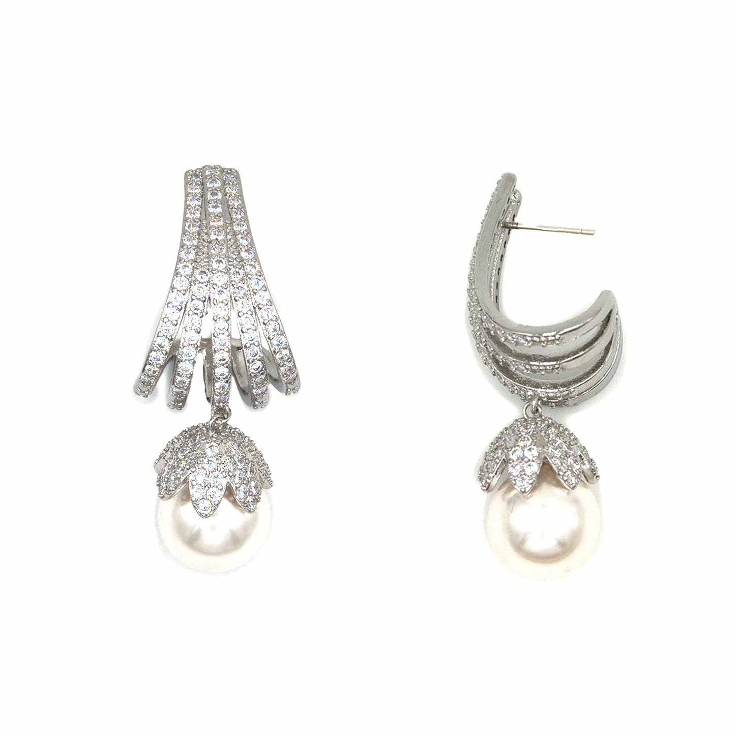 Palestro Milano Orecchini Perla sospesa